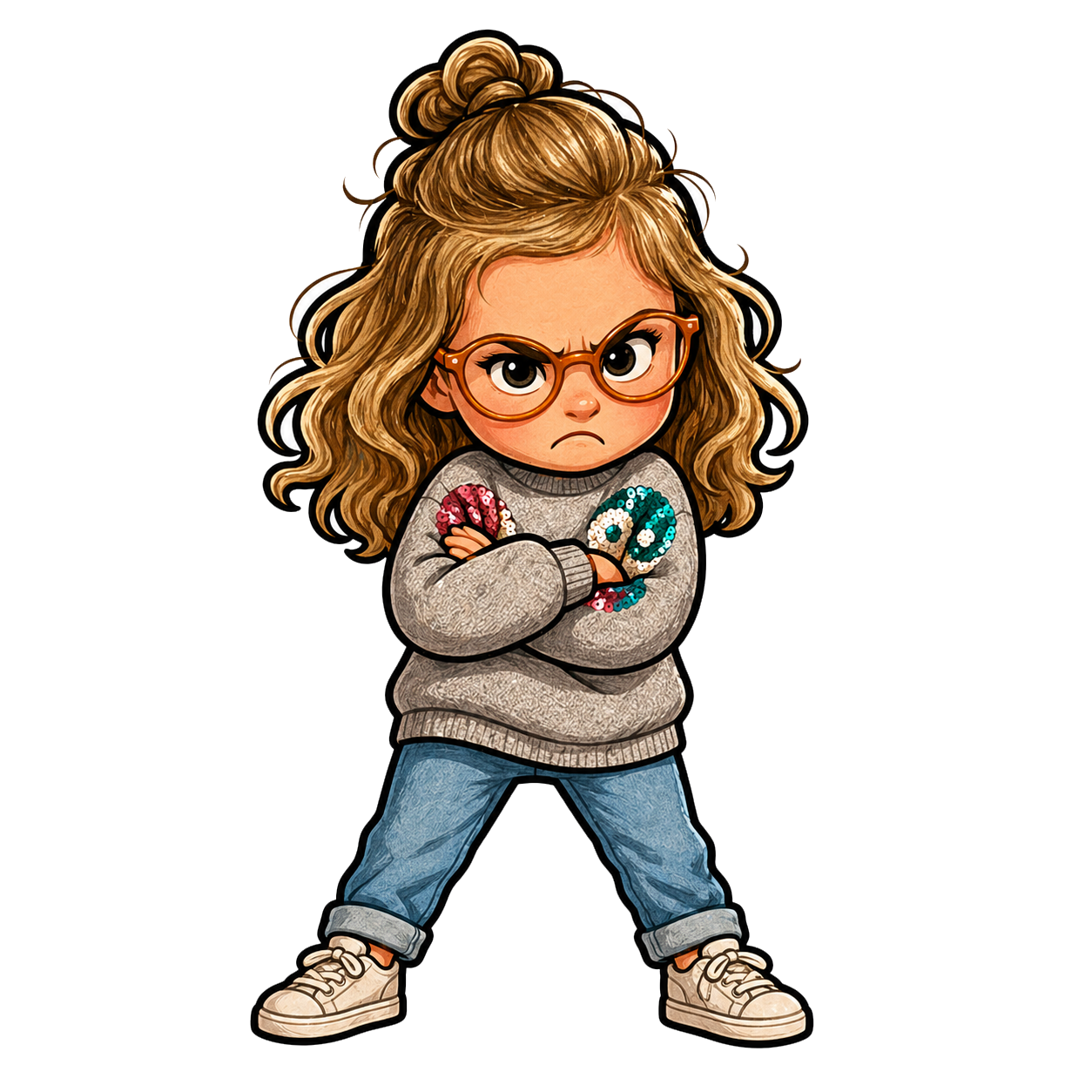 Allie, het zusje van Oliver